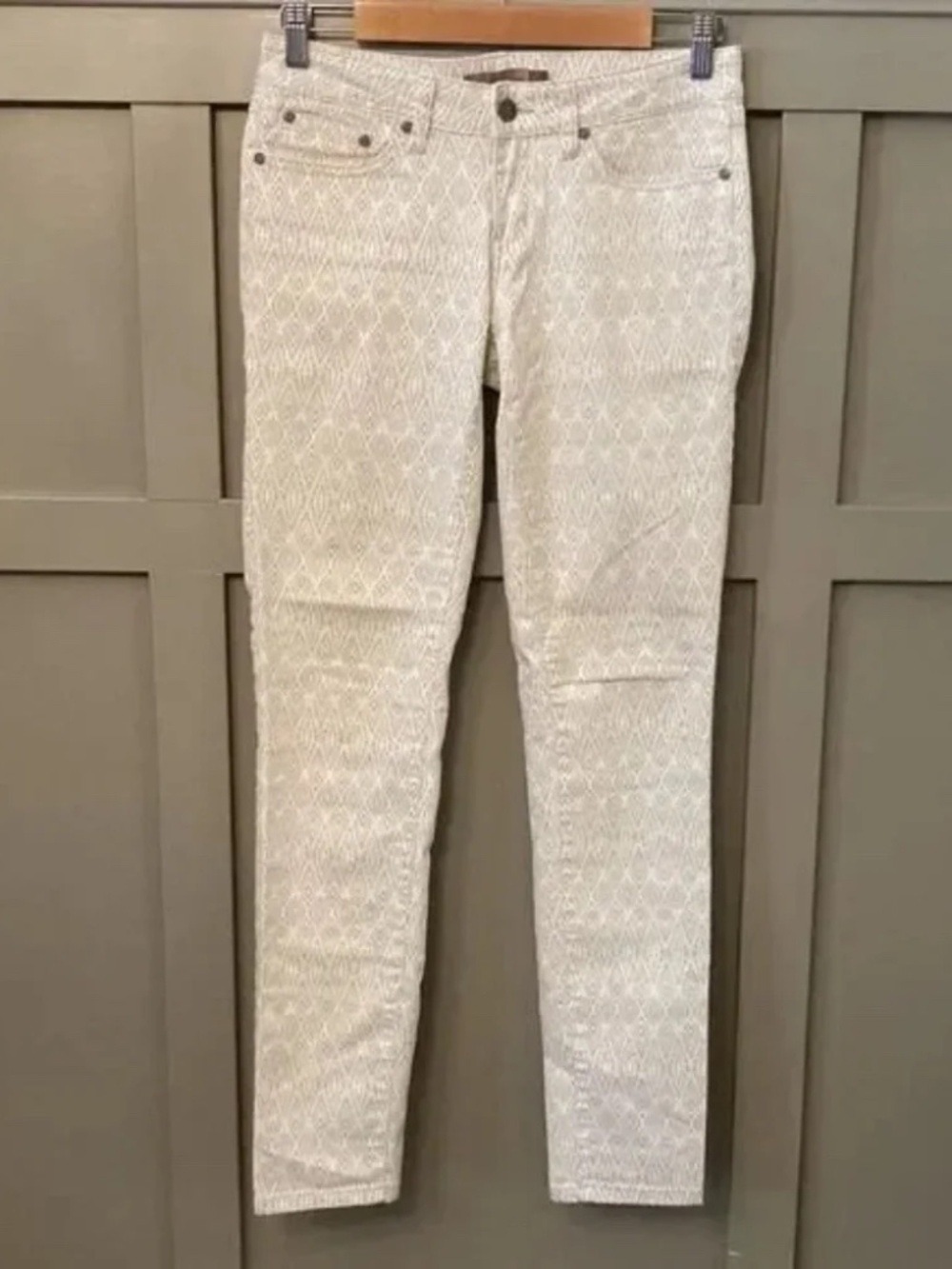Prana Kara Jeans Organic Cotton Stretch Denim Low Rise Slim Fit Size 0 / 25
